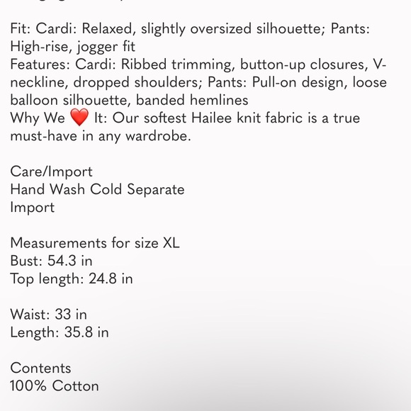 Free People Hailee Cardi Set Powder Sand - Picture 9 of 9